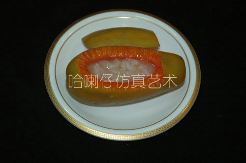 木瓜美仁燉雪蛤
